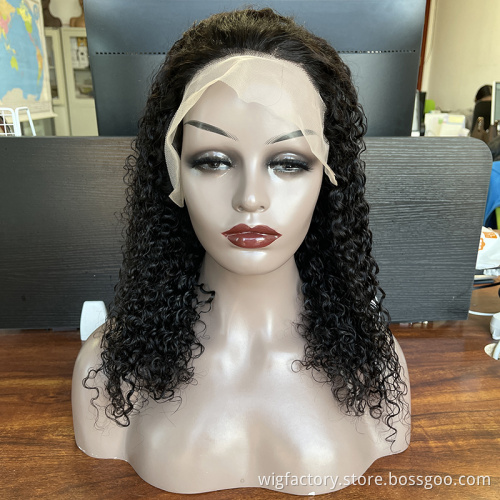 Cheap 150% Density human hair weave lace wig,HD 13x6 lace front human hair premium wig long,pre pluck jerry curl wig human hair
